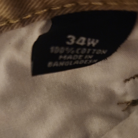 Nautica Tan Cargo Shorts Classic Style - Picture 2 of 4